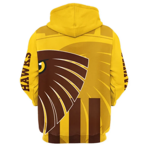 Hawthorn Hawks Australian Football League Exclusive Logo Hoodie HOAFL130525A02HAWHD - Image 2