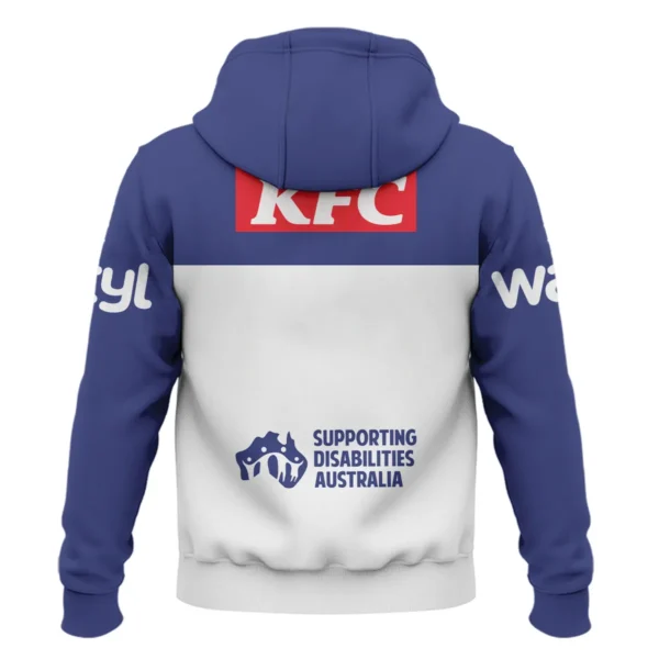 Canterbury-Bankstown Bulldogs NRL Exclusive Logo Hoodie QTVA050625NRL01CBY-HD - Image 3
