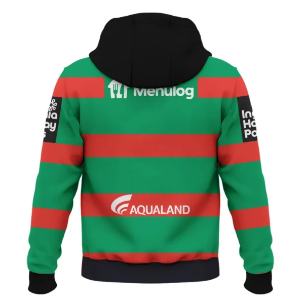 South Sydney Rabbitohs NRL Exclusive Logo Hoodie QTVA050625NRL01SOU-HD - Image 3