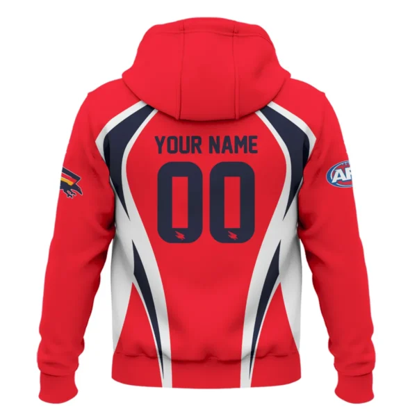 Adelaide Crows AFL Exclusive Logo Zipper Hoodie QTVA250625AFL03ADEL-ZHD - Image 3