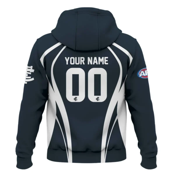 Carlton Blues AFL Exclusive Logo Hoodie QTVA250625AFL03CARL-HD - Image 3