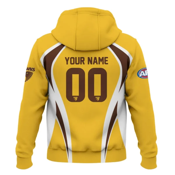 Hawthorn Hawks AFL Exclusive Logo Hoodie QTVA250625AFL03HAW-HD - Image 3