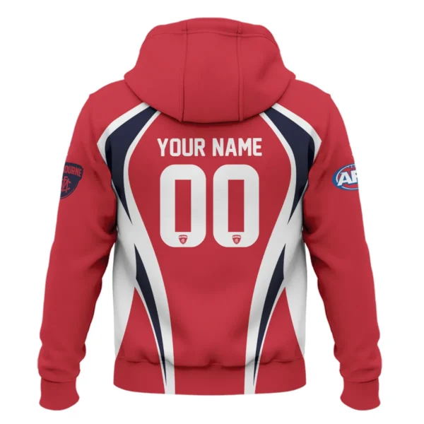 Melbourne Demons AFL Exclusive Logo Hoodie QTVA250625AFL03MELB-HD - Image 3