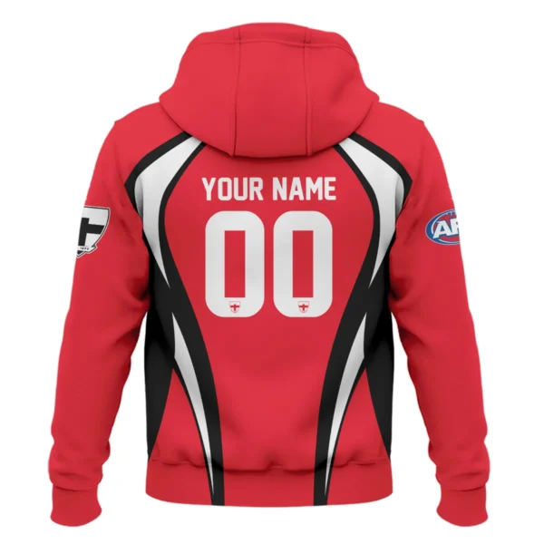 St Kilda Saints AFL Exclusive Logo Hoodie QTVA250625AFL03STK-HD - Image 3