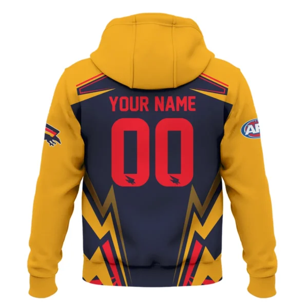 Adelaide Crows AFL Exclusive Logo Hoodie QTVA270625AFL04ADEL-HD - Image 3