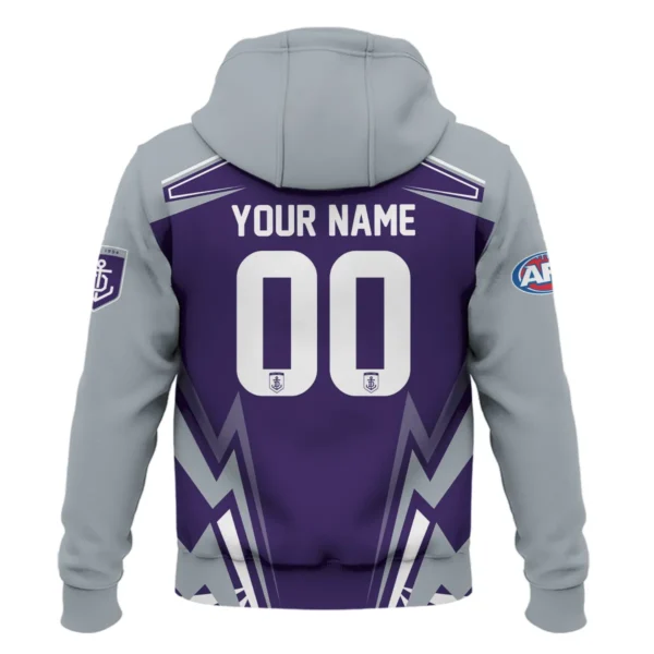 Fremantle Dockers AFL Exclusive Logo Zipper Hoodie QTVA270625AFL04FRE-ZHD - Image 3