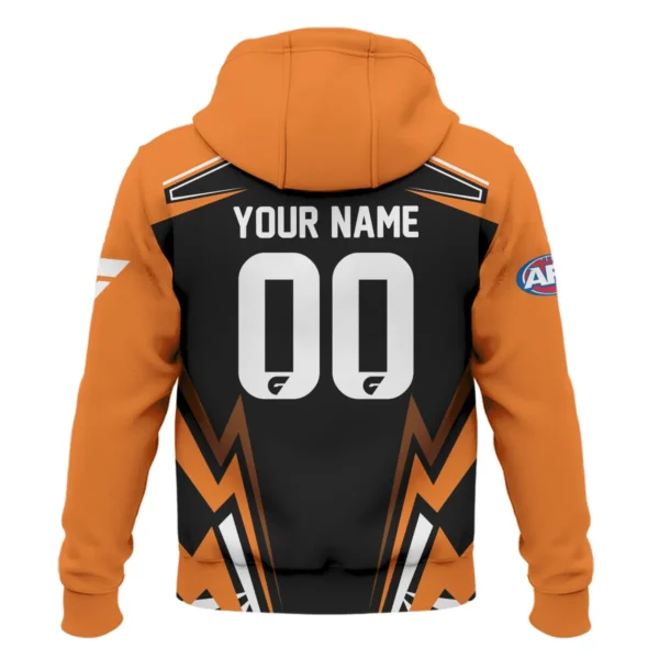 GWS Giants AFL Exclusive Logo Zipper Hoodie QTVA270625AFL04GWS-ZHD - Image 3