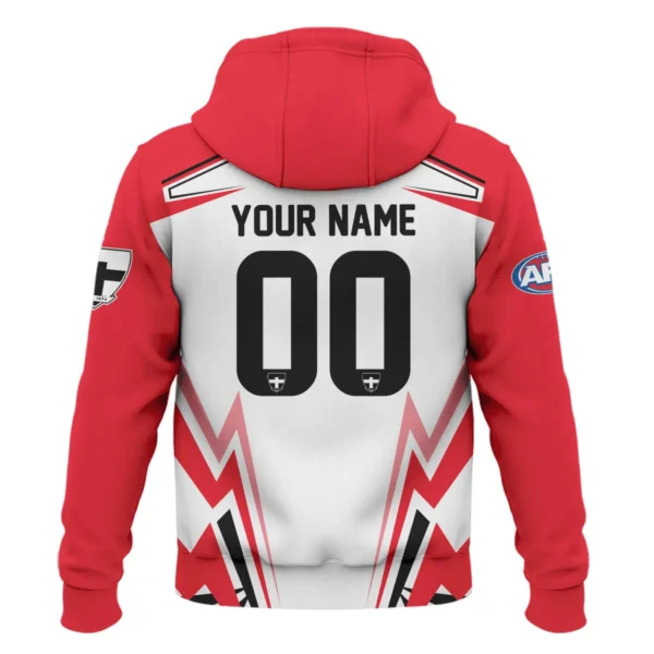 St Kilda Saints AFL Exclusive Logo Zipper Hoodie QTVA270625AFL04STK-ZHD - Image 3