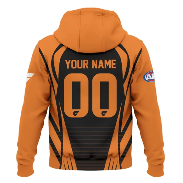 GWS Giants AFL Exclusive Logo Zipper Hoodie QTVA280625AFL05GWS-ZHD - Image 3