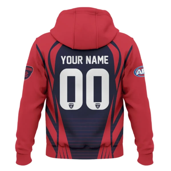 Melbourne Demons AFL Exclusive Logo Hoodie QTVA280625AFL05MELB-HD - Image 3