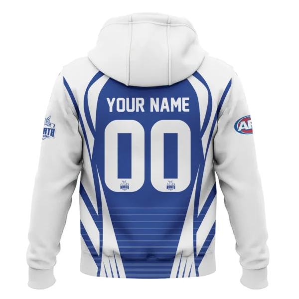 North Melbourne Kangaroos AFL Exclusive Logo Hoodie QTVA280625AFL05NMFC-HD - Image 3