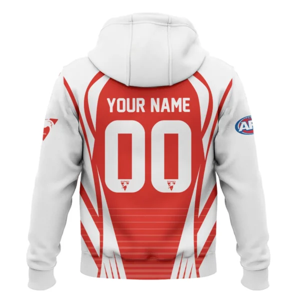 Sydney Swans AFL Exclusive Logo Hoodie QTVA280625AFL05SYD-HD - Image 3