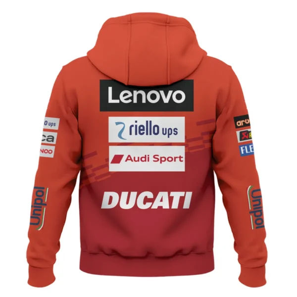 Ducati Lenovo Team Exclusive Logo Hoodie QTVAGP060625A2DUC-HD - Image 3