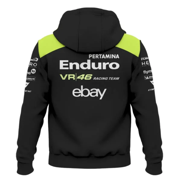 VR46 Racing Team Exclusive Logo Hoodie QTVAGP120625A16VR46-HD - Image 3