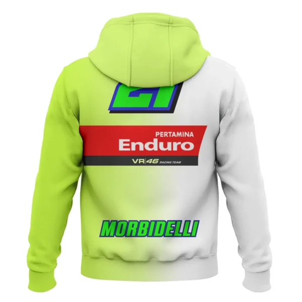 VR46 Racing Team Exclusive Logo Hoodie QTVAGP130625A20VR46-HD - Image 3