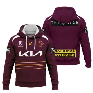 Brisbane Broncos NRL Exclusive Logo Hoodie QTVA050625NRL01BRI-HD