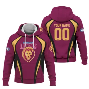 Brisbane Lions AFL Exclusive Logo Hoodie QTVA250625AFL03BL-HD