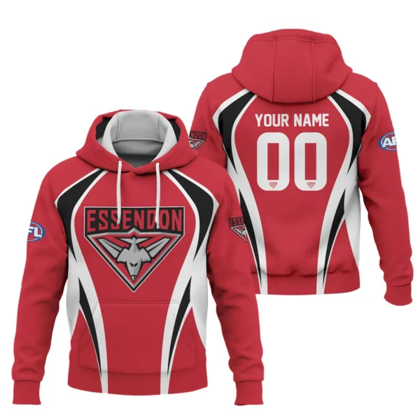 Essendon Bombers AFL Exclusive Logo Hoodie QTVA250625AFL03ESS-HD