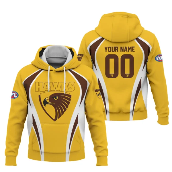 Hawthorn Hawks AFL Exclusive Logo Hoodie QTVA250625AFL03HAW-HD