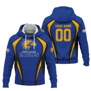 West Coast Eagles AFL Exclusive Logo Hoodie QTVA250625AFL03WCE-HD