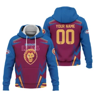 Brisbane Lions AFL Exclusive Logo Hoodie QTVA270625AFL04BL-HD