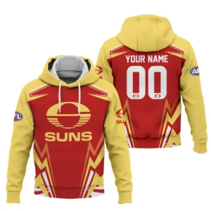 Gold Coast SUNS AFL Exclusive Logo Hoodie QTVA270625AFL04GCFC-HD