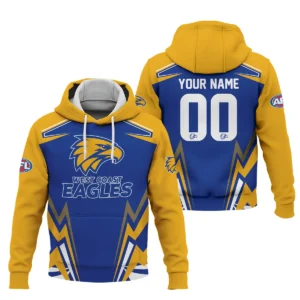 West Coast Eagles AFL Exclusive Logo Hoodie QTVA270625AFL04WCE-HD