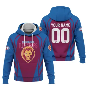 Brisbane Lions AFL Exclusive Logo Hoodie QTVA280625AFL05BL-HD