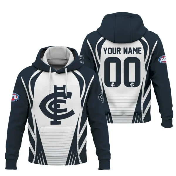 Carlton Blues AFL Exclusive Logo Hoodie QTVA280625AFL05CARL-HD