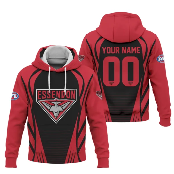 Essendon Bombers AFL Exclusive Logo Hoodie QTVA280625AFL05ESS-HD