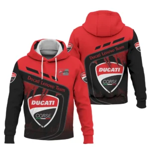 Ducati Lenovo Team Exclusive Logo Hoodie QTVAGP060625A8DUC-HD