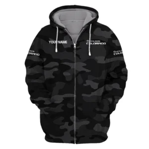 Holden Colorado Exclusive Logo Zipper Hoodie Ute QTUT110625A1HC-ZHD - Black