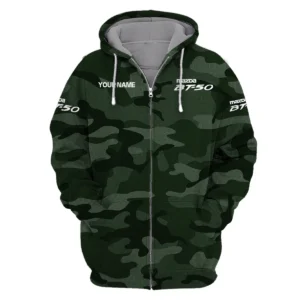 Mazda BT-50 Exclusive Logo Zipper Hoodie Ute QTUT110625A1MBT-ZHD - Green