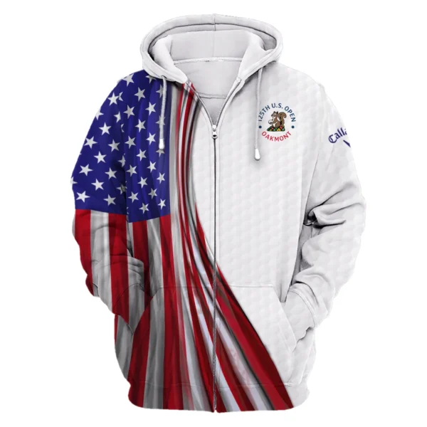 Callaway 125th U.S. Open Exclusive Logo Zipper Hoodie QTUSG110625A2CLW-ZHD - Image 2