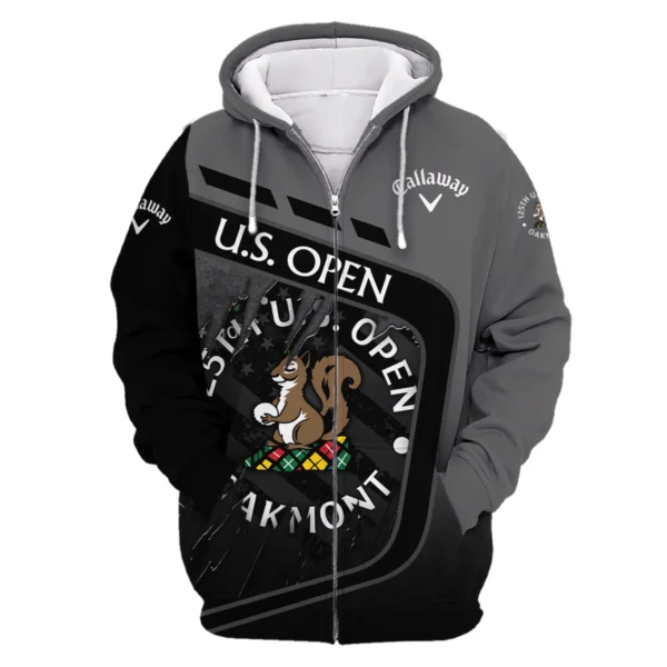 Callaway 125th U.S. Open Exclusive Logo Zipper Hoodie QTUSG110625A6CLW-ZHD - Image 2