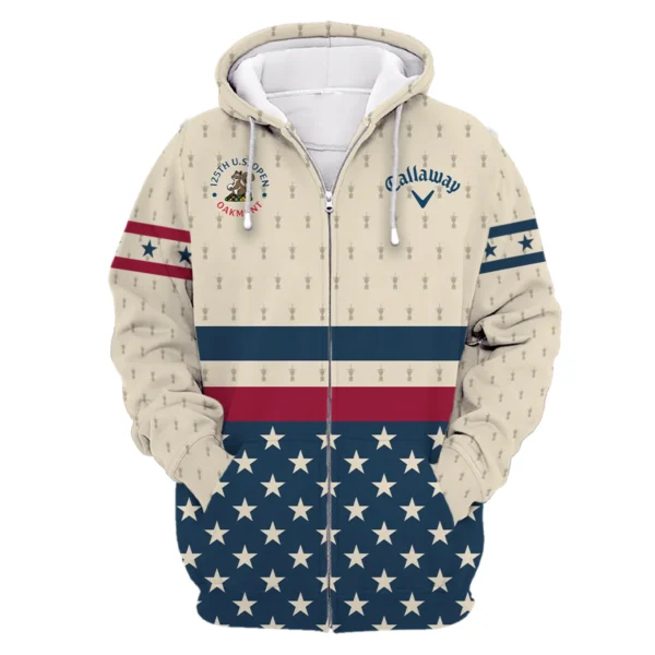 Callaway 125th U.S. Open Exclusive Logo Zipper Hoodie QTUSG120625A2CLW-ZHD - Image 2