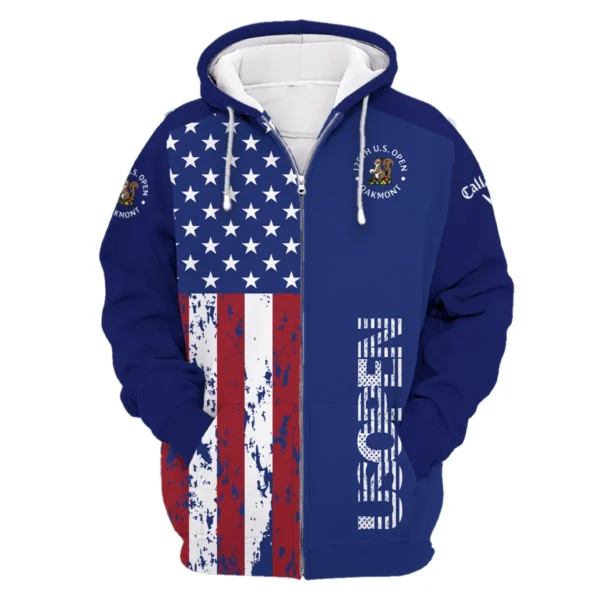 Callaway 125th U.S. Open Exclusive Logo Zipper Hoodie QTUSG120625A3CLW-ZHD - Image 2