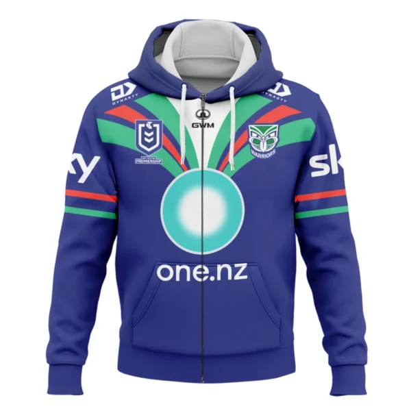 NZ Warriors NRL Exclusive Logo Zipper Hoodie QTVA050625NRL01NZL-ZHD - Image 2