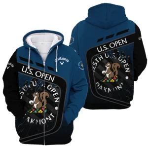 Callaway 125th U.S. Open Exclusive Logo Zipper Hoodie QTUSG110625A4CLW-ZHD