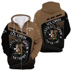 Callaway 125th U.S. Open Exclusive Logo Zipper Hoodie QTUSG110625A5CLW-ZHD
