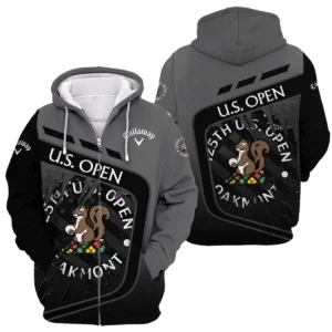 Callaway 125th U.S. Open Exclusive Logo Zipper Hoodie QTUSG110625A6CLW-ZHD