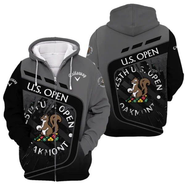 Callaway 125th U.S. Open Exclusive Logo Zipper Hoodie QTUSG110625A6CLW-ZHD