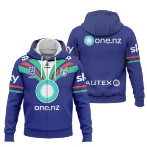 NZ Warriors NRL Exclusive Logo Zipper Hoodie QTVA050625NRL01NZL-ZHD