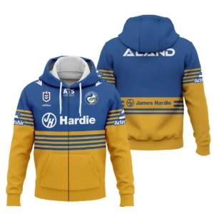 Parramatta Eels NRL Exclusive Logo Zipper Hoodie QTVA050625NRL01PAR-ZHD