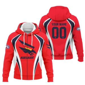 Adelaide Crows AFL Exclusive Logo Zipper Hoodie QTVA250625AFL03ADEL-ZHD