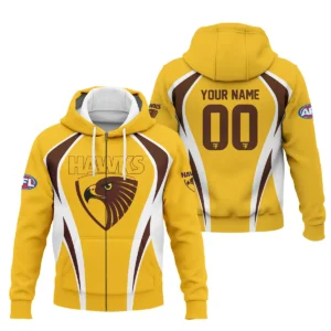 Hawthorn Hawks AFL Exclusive Logo Zipper Hoodie QTVA250625AFL03HAW-ZHD