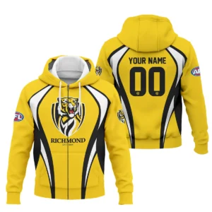 Richmond Tigers AFL Exclusive Logo Zipper Hoodie QTVA250625AFL03RICH-ZHD