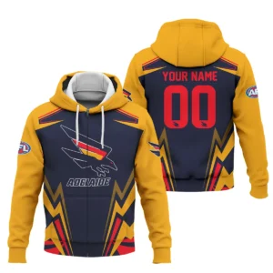 Adelaide Crows AFL Exclusive Logo Zipper Hoodie QTVA270625AFL04ADEL-ZHD