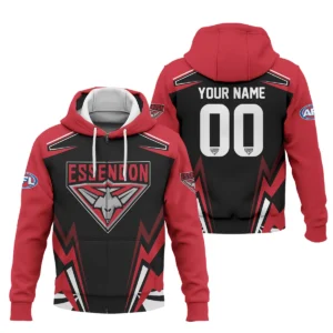 Essendon Bombers AFL Exclusive Logo Zipper Hoodie QTVA270625AFL04ESS-ZHD