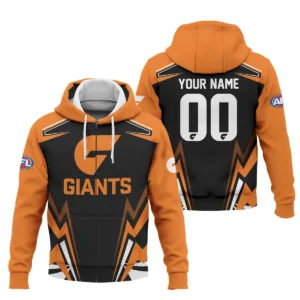 GWS Giants AFL Exclusive Logo Zipper Hoodie QTVA270625AFL04GWS-ZHD
